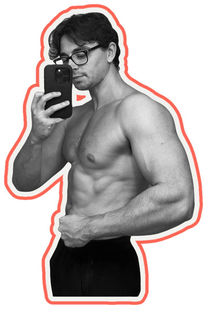 Noah's current side-profile physique